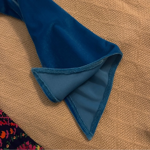 Twirly Girl NWOT gorgeous multimedia swing dress with hood, size 8 - Picture 3 of 9